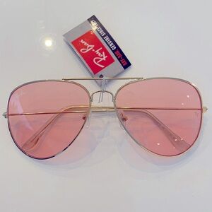 Ray-Ban pink / gold frame aviators